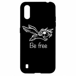 Чехол для Samsung A01/M01 Be free unicorn