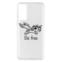 Чехол для Huawei P Smart 2021 Be free unicorn - PrintSalon