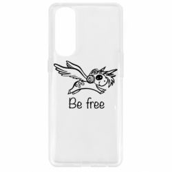 Чехол для Oppo Reno 4 Pro Be free unicorn - PrintSalon