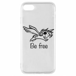 Чехол для iPhone SE 2022 Be free unicorn - PrintSalon