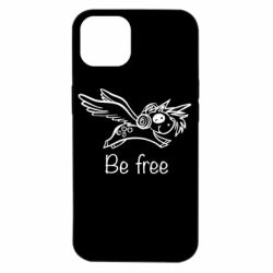 Чехол для iPhone 14 Be free unicorn - PrintSalon