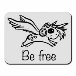 Коврик для мыши Be free unicorn - PrintSalon
