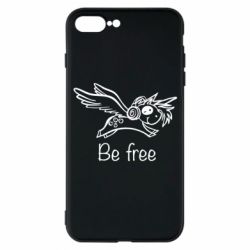 Чехол для iPhone 7 Plus Be free unicorn - PrintSalon
