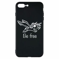 Чехол для iPhone 8 Plus Be free unicorn - PrintSalon