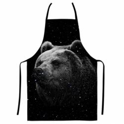 Фартук с 3D принтом Bear and stars - PrintSalon