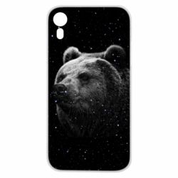 Чехол для iPhone XR Bear and stars - PrintSalon