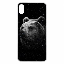 Чехол для iPhone Xs Max Bear and stars - PrintSalon