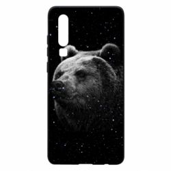 Чехол для Huawei P30 Bear and stars - PrintSalon