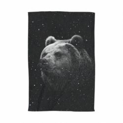 Полотенце с принтом Bear and stars - PrintSalon
