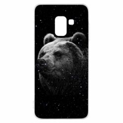 Чехол для Samsung A8 2018 Bear and stars - PrintSalon