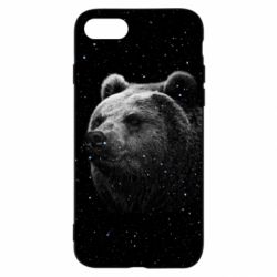 Чехол для iPhone SE 2020 Bear and stars - PrintSalon