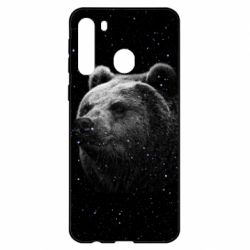 Чехол для Samsung A21 Bear and stars - PrintSalon