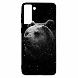 Чехол для Samsung S21 Ultra Bear and stars - PrintSalon
