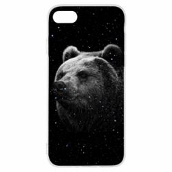 Чехол для iPhone 8 Bear and stars - PrintSalon