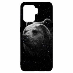 Чехол для Oppo Reno 5 Lite Bear and stars - PrintSalon