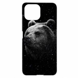 Чехол для Xiaomi Mi11 Lite Bear and stars - PrintSalon