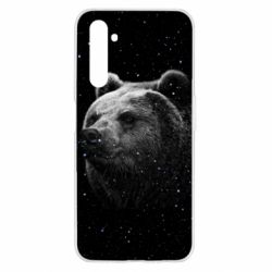 Чехол для Realme 6 Bear and stars - PrintSalon