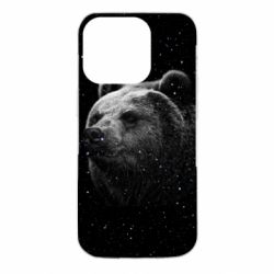 Чехол для iPhone 14 Pro Bear and stars - PrintSalon