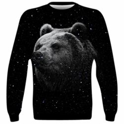 3D свитшот Bear and stars - PrintSalon