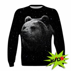 Детский 3D свитшот Bear and stars - PrintSalon