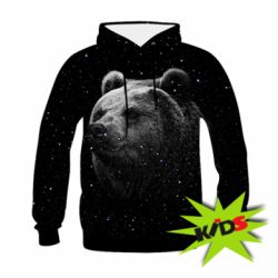 Детское 3D худи Bear and stars - PrintSalon