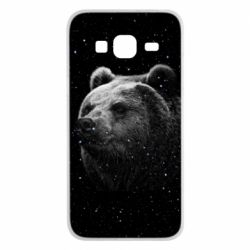 Чехол для Samsung J3 2016 Bear and stars - PrintSalon