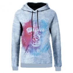 Жіноче 3D худі Bear art-PrintSalon Жіноче 3D худі Bear art