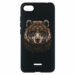 Чохол для Xiaomi Redmi 6A Bear graphic - PrintSalon
