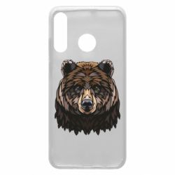 Чохол для Huawei P30 Lite Bear graphic - PrintSalon