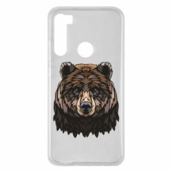 Чохол для Xiaomi Redmi Note 8 Bear graphic - PrintSalon