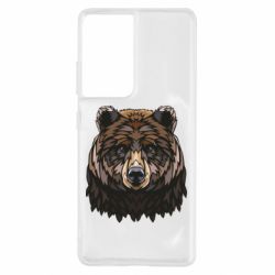 Чохол для Samsung S21 Ultra Bear graphic - PrintSalon
