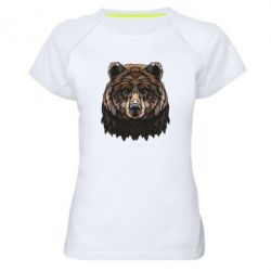 Жіноча футболка для спорту Bear graphic - PrintSalon