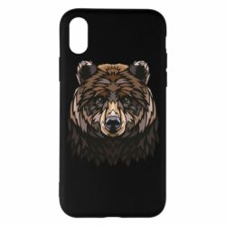 Чохол для iPhone X/Xs Bear graphic - PrintSalon