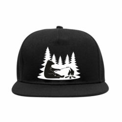 Снепбек Bear on picnic - PrintSalon