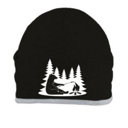 Шапка Bear on picnic - PrintSalon