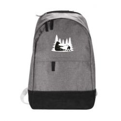 Рюкзак Bear on picnic - PrintSalon