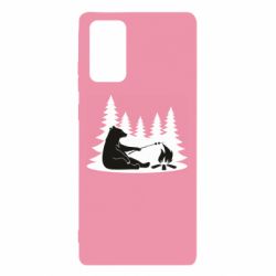 Чехол для Samsung Note 20 Bear on picnic - PrintSalon