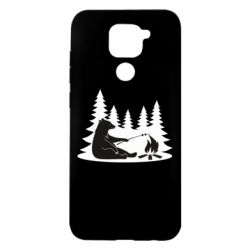 Чехол для Xiaomi Redmi Note 9/Redmi 10X Bear on picnic - PrintSalon