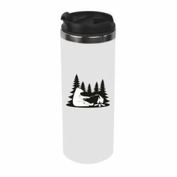 Термокружка Bear on picnic - PrintSalon