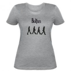 Женская футболка Beatles Group - PrintSalon