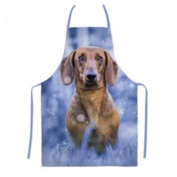Фартук с 3D принтом Beautiful dachshund - PrintSalon