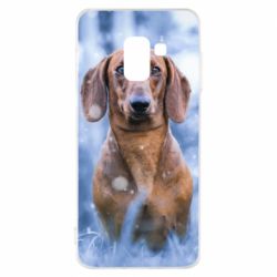 Чехол для Samsung A8 2018 Beautiful dachshund - PrintSalon