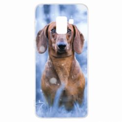 Чехол для Samsung A8+ 2018 Beautiful dachshund