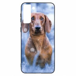 Чехол для Samsung S21+ Beautiful dachshund