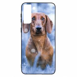Чехол для Samsung S21 Ultra Beautiful dachshund