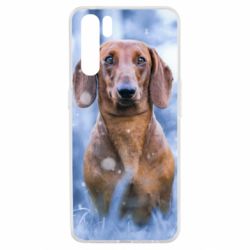 Чехол для Oppo A91/Reno3 Beautiful dachshund - PrintSalon