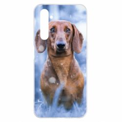 Чехол для Realme 6 Pro Beautiful dachshund - PrintSalon