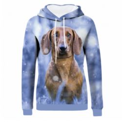 Жіноче 3D худі Beautiful dachshund-PrintSalon Жіноче 3D худі Beautiful dachshund