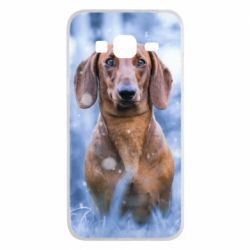 Чехол для Samsung J3 2016 Beautiful dachshund - PrintSalon