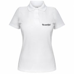 Женское поло Beautiful - PrintSalon